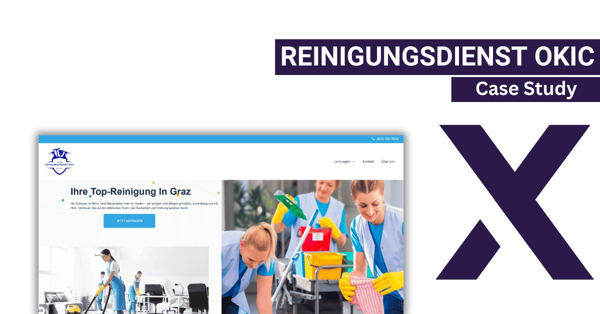 Reinigungsdienst Okic Website Design SEO Case Study featured image